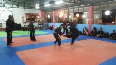 EXAME DE FAIXA COLORIDA DE HAPKIDO