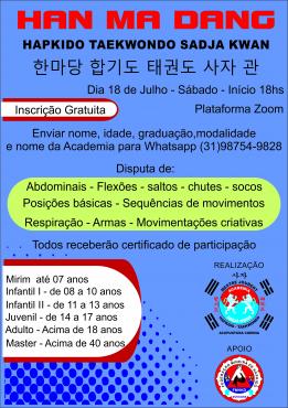 HAN MA DANG HAPKIDO TAEKWONDO SADJA KWAN