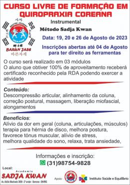 Curso de Quiropraxia Coreana Instrumental 